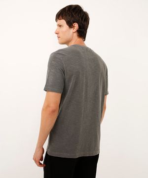 camiseta comfort de algodão motos preta