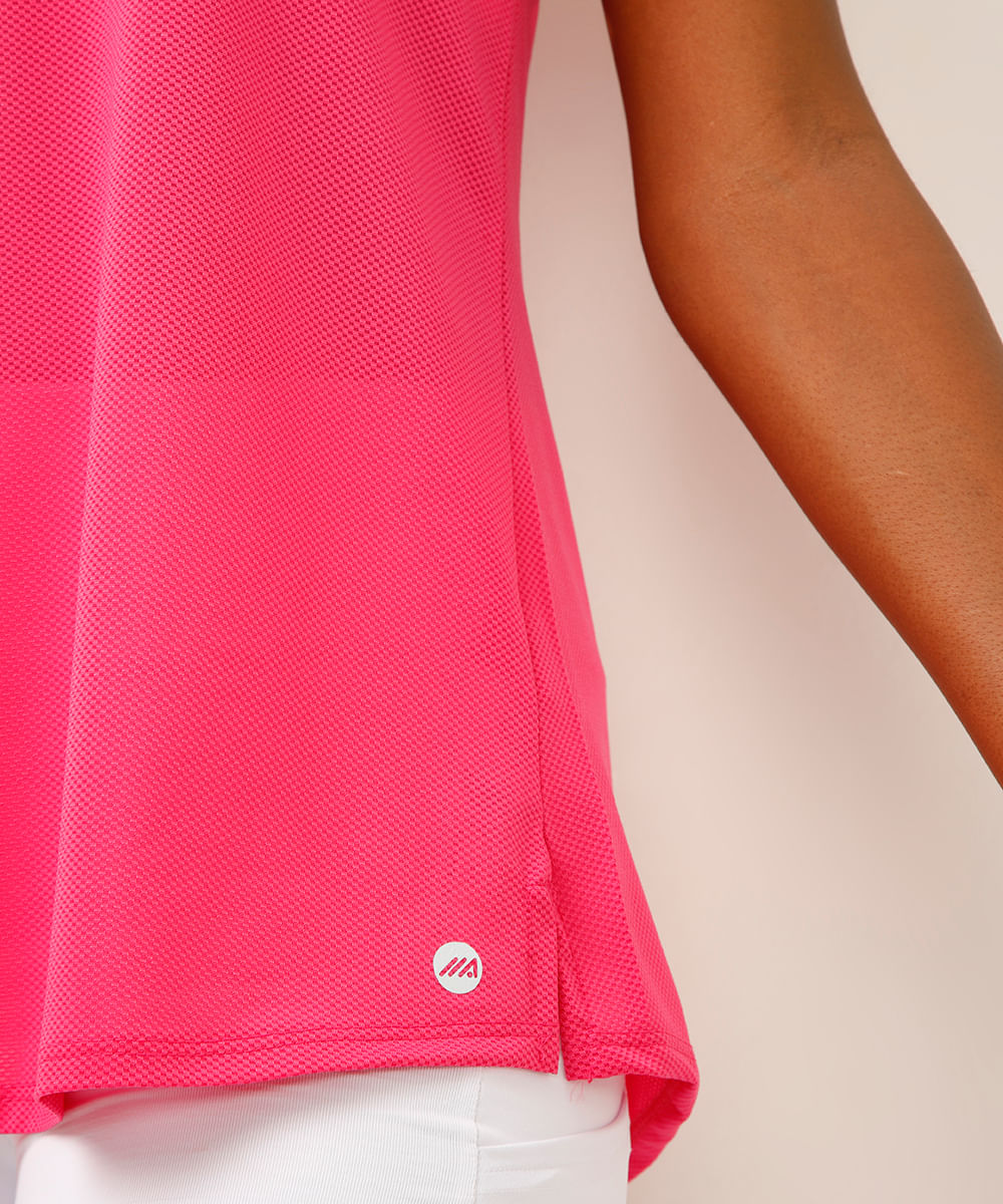 regata nadador texturizada rosa