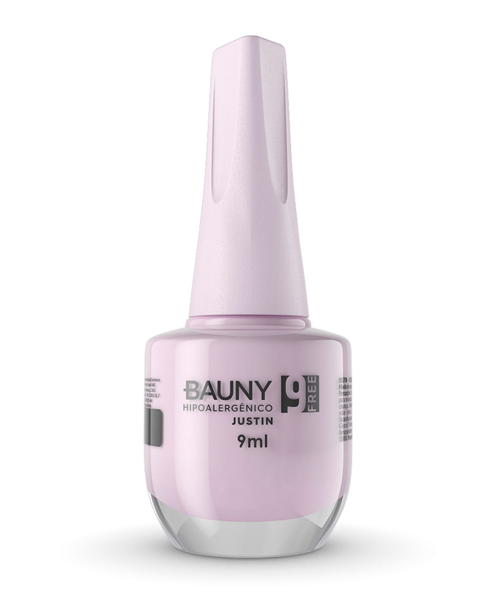 esmalte bauny justin cremoso lilás