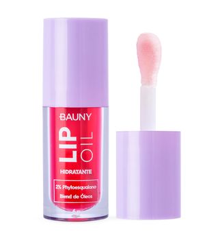 gloss bauny lip oil cereja vermelho