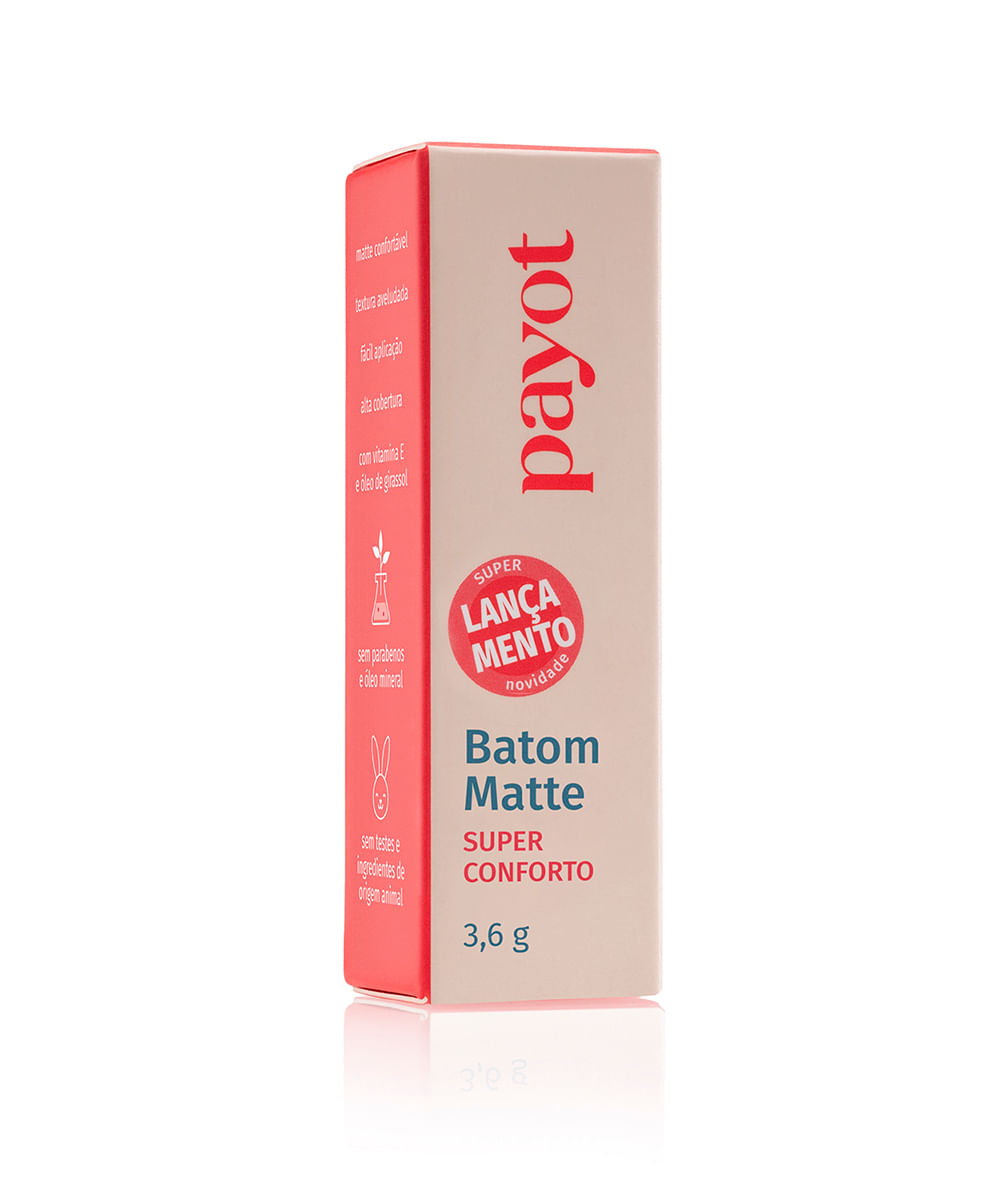 batom payot matte nude rosado