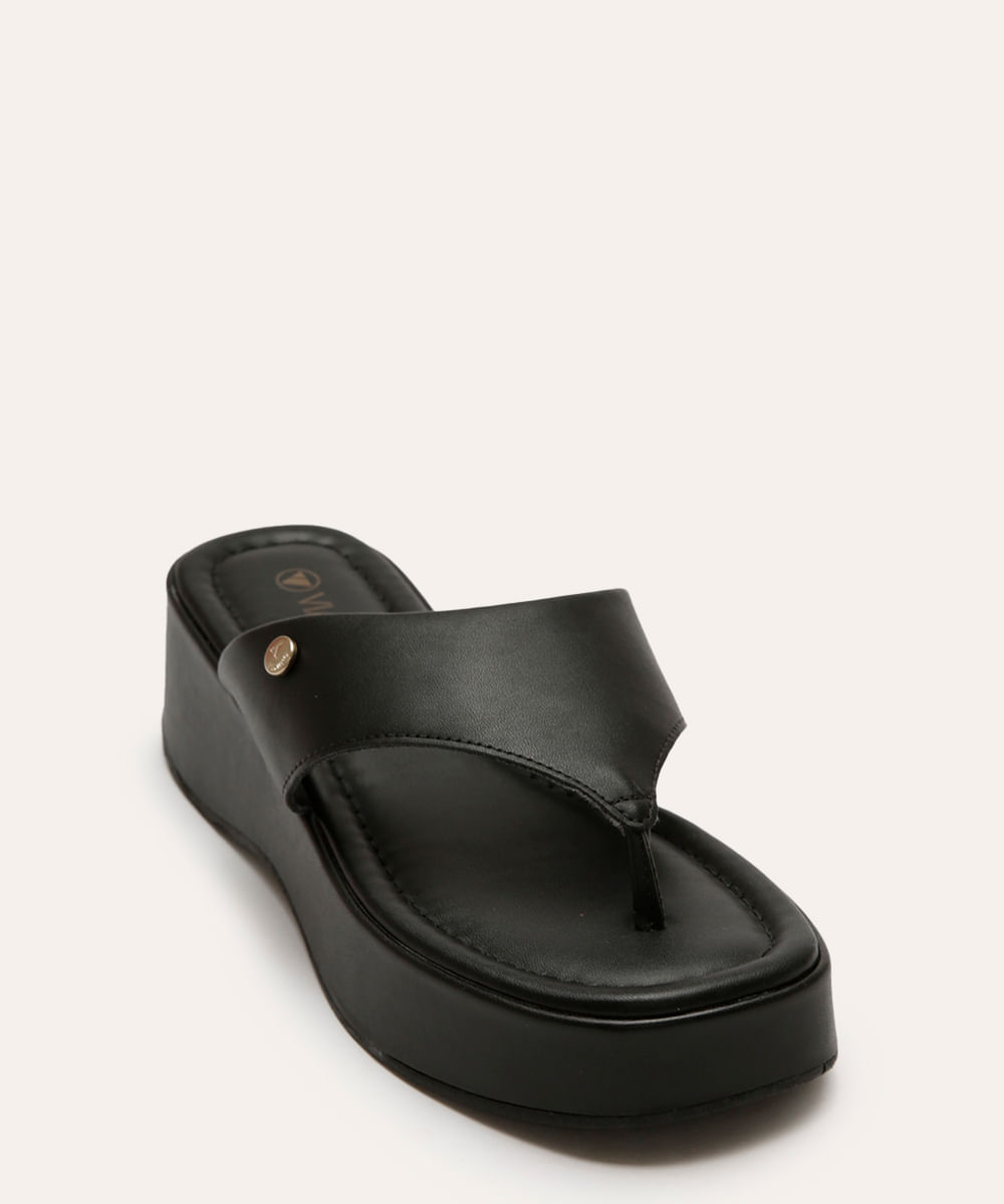 tamanco flatform via uno preto