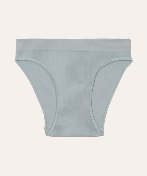 calcinha canelada infantil azul