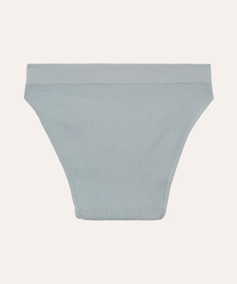 calcinha canelada infantil azul