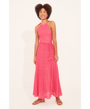 vestido tricot helena Garage Rosa