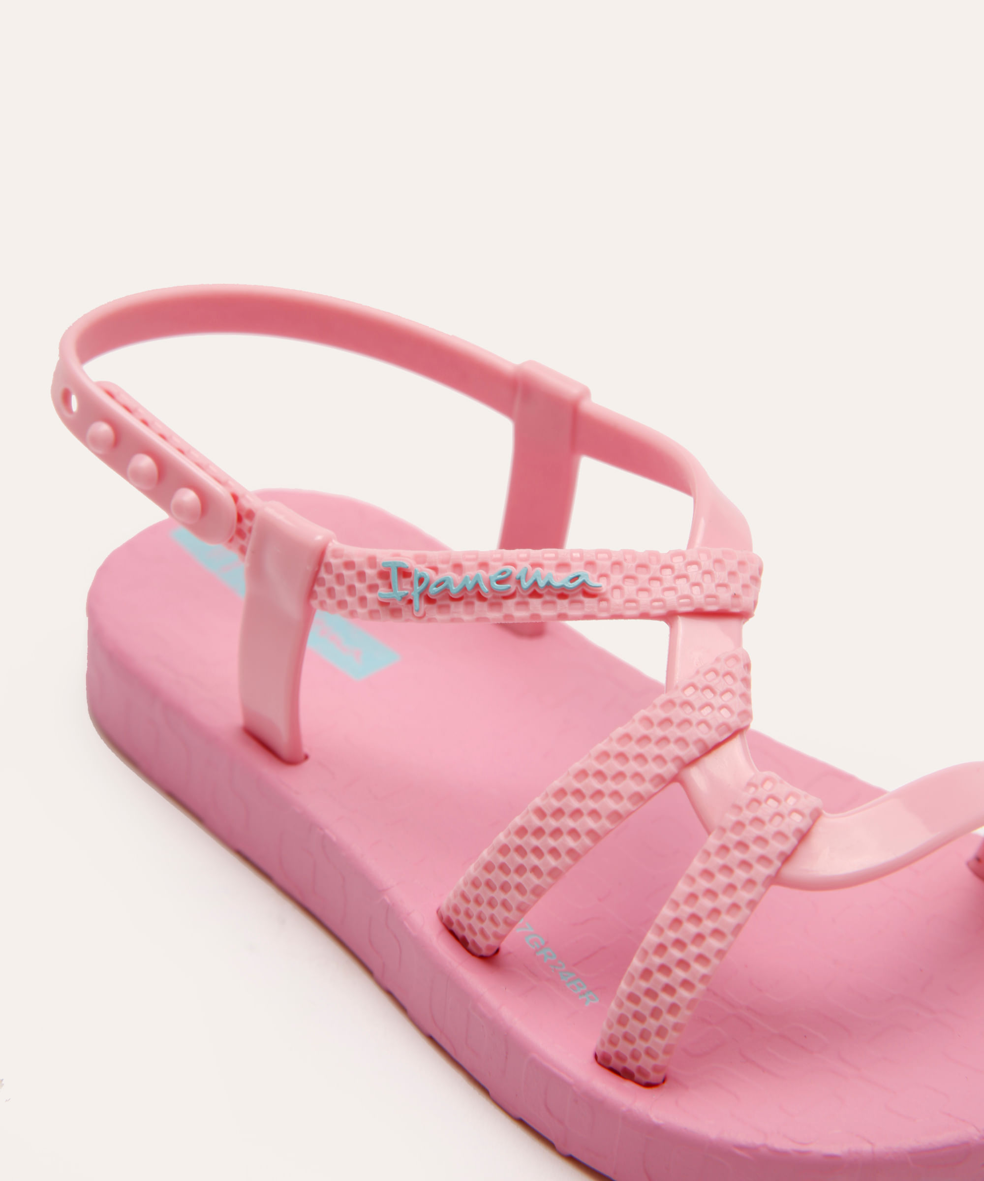 rasteirinha ipanema infantil rosa