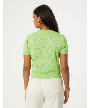 T-Shirt Brilhos Verde Zinzane