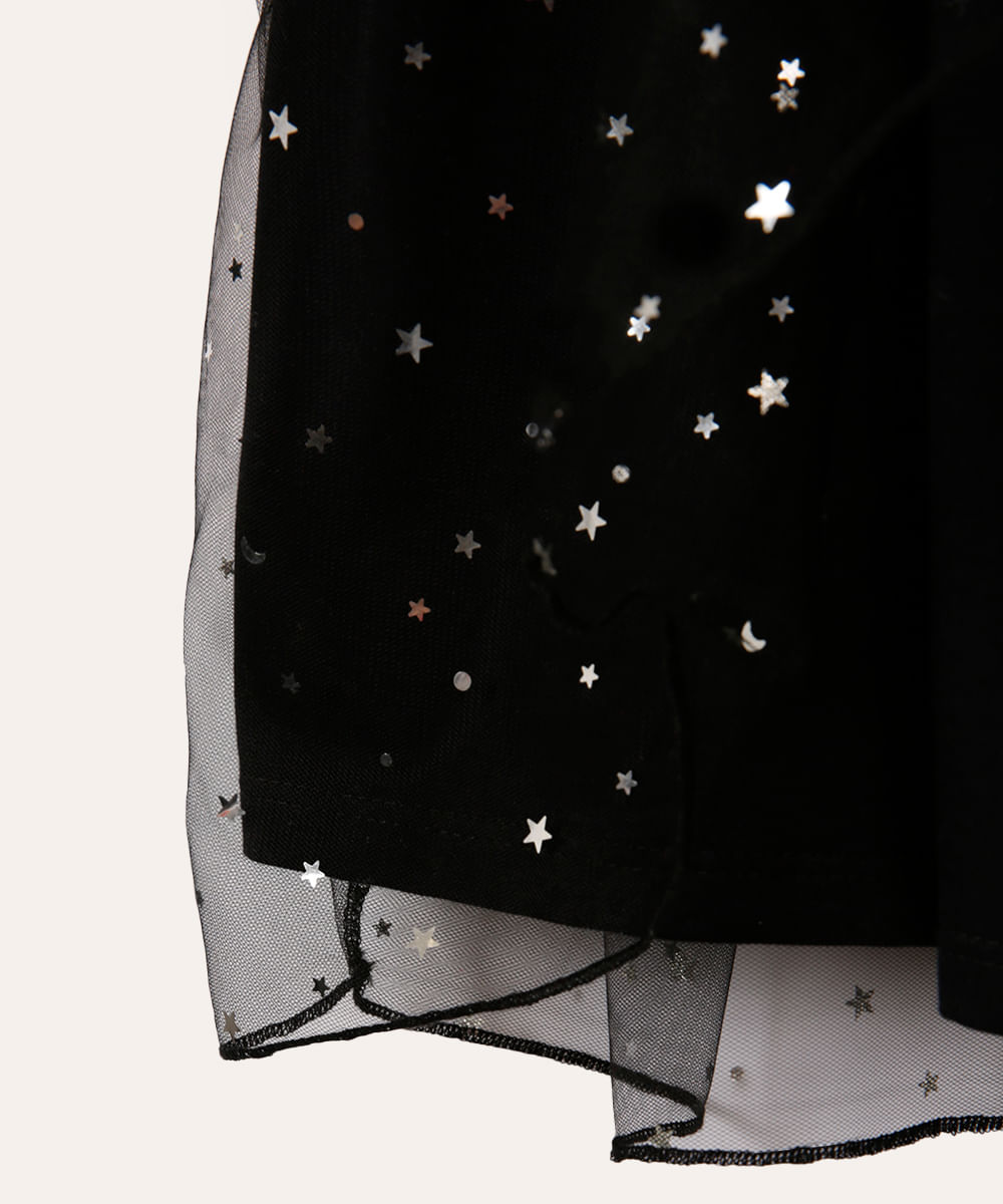 camisola fantasia infantil bruxinha preta