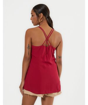 Blusa Bordada Flores Vermelho Zinzane