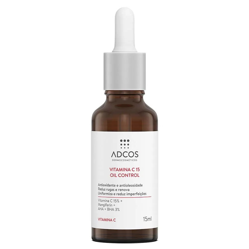 Adcos Dermocosméticos Kit - Sérum Facial + Protetor Solar Antioleosidade Stick com Cor Beige