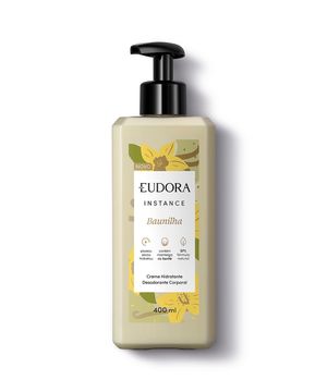 eudora instance baunilha loção hidratante desodorante corporal 400ml