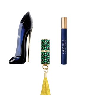 Good Girl Carolina Herrera Coffret Perfume Feminino + Travel Size + Mini Fabulous Kiss The Lipstick