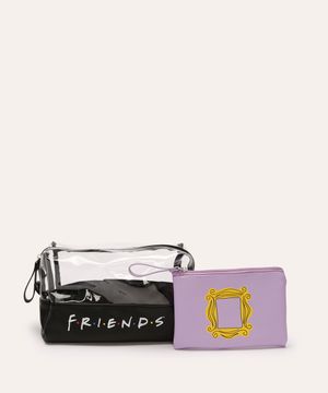 kit de 2 nécessaires friends preto