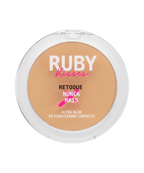 pó finalizador compacto ruby kisses retoque nunca mais medium