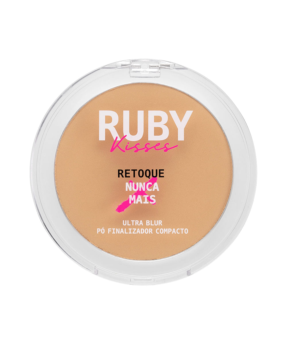 pó finalizador compacto ruby kisses retoque nunca mais medium