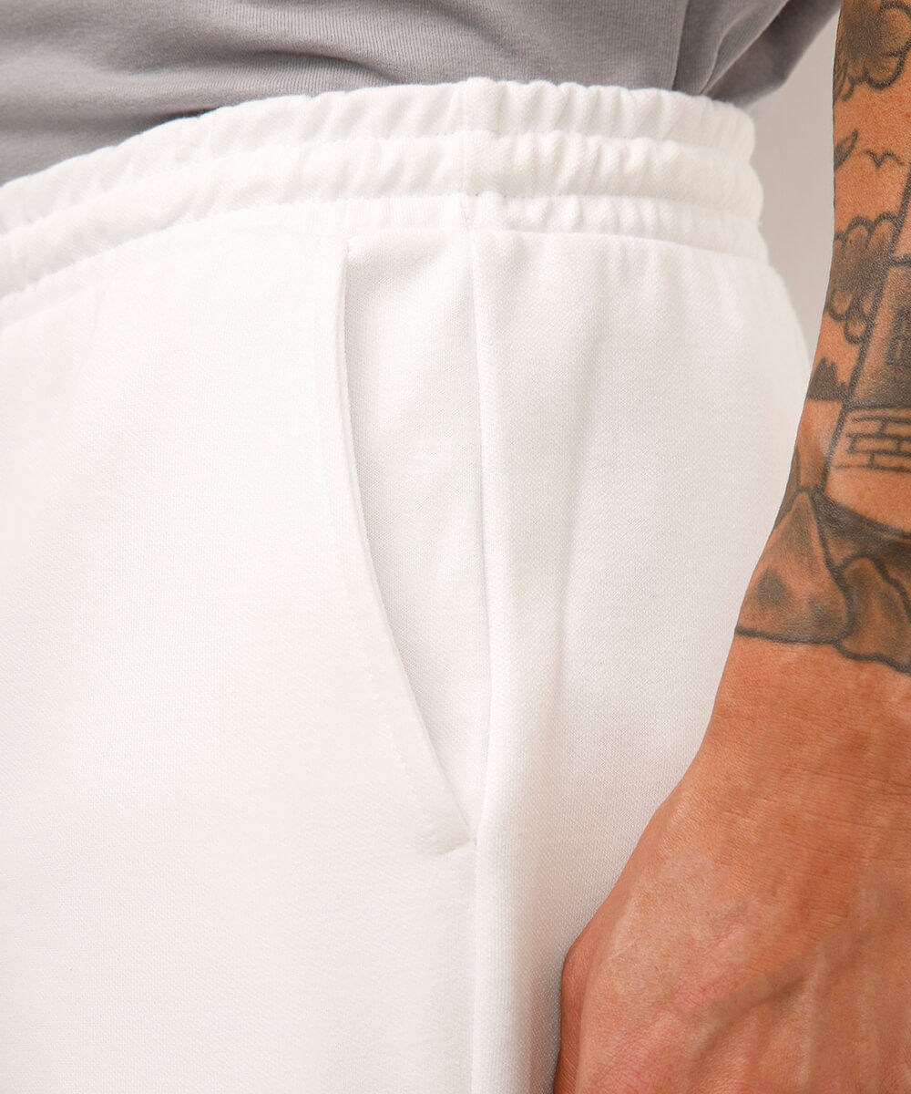 bermuda relaxed com bolso branca