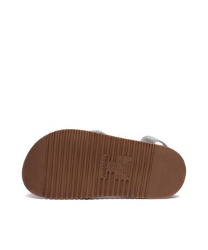 Sandália Infantil Molekinha Flatform Metalizada Prata