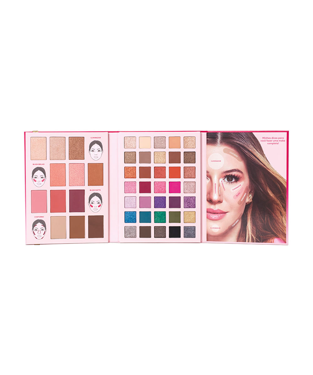 niina secrets palette multifuncional celebration 47 cores colorida