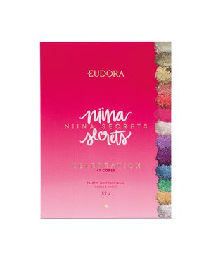 niina secrets palette multifuncional celebration 47 cores colorida