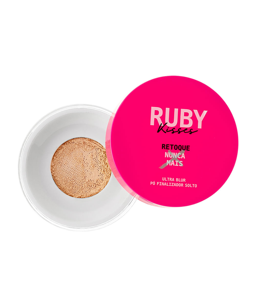 pó finalizador ruby kisses ultra blur solto retoque nunca mais fair