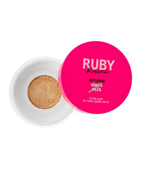 pó finalizador ruby kisses ultra blur solto retoque nunca mais medium
