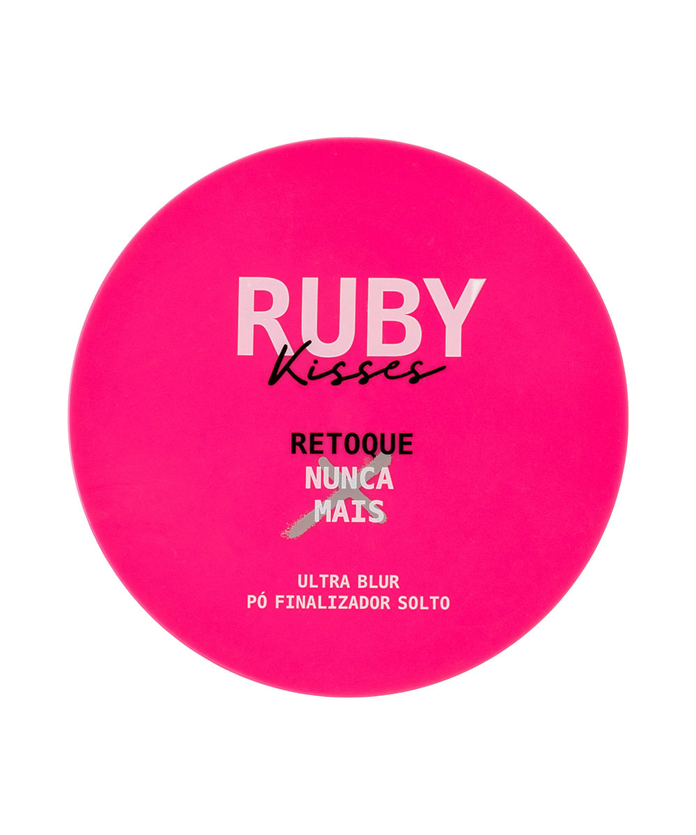 pó finalizador ruby kisses ultra blur solto retoque nunca mais medium