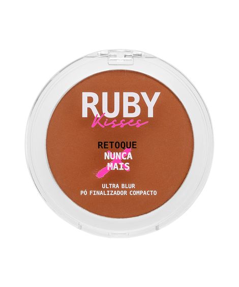 pó finalizador compacto ruby kisses retoque nunca mais deep