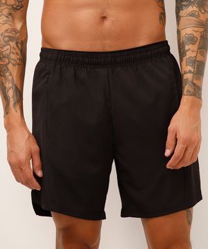 short com bermuda de compressão esportivo ace preta