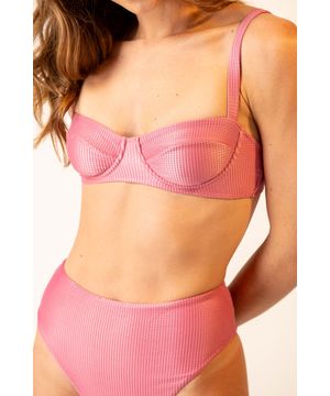 Biquíni Verona Hot Pants liris Apneia Rosa