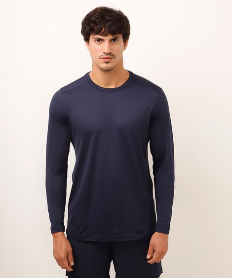 camiseta esportiva ace com proteção uv azul