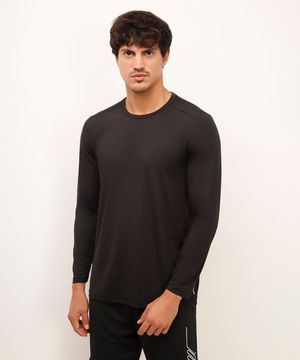 camiseta esportiva ace com proteção uv preta