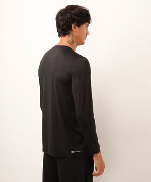 camiseta esportiva ace com proteção uv preta