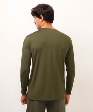 camiseta esportiva ace com proteção uv verde