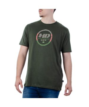 Camiseta Masculina HD Circle Verde