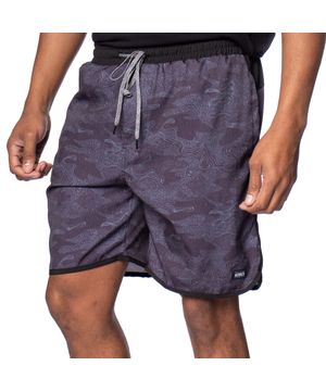 Short Masculino Nicoboco Tactel Estampado Preto