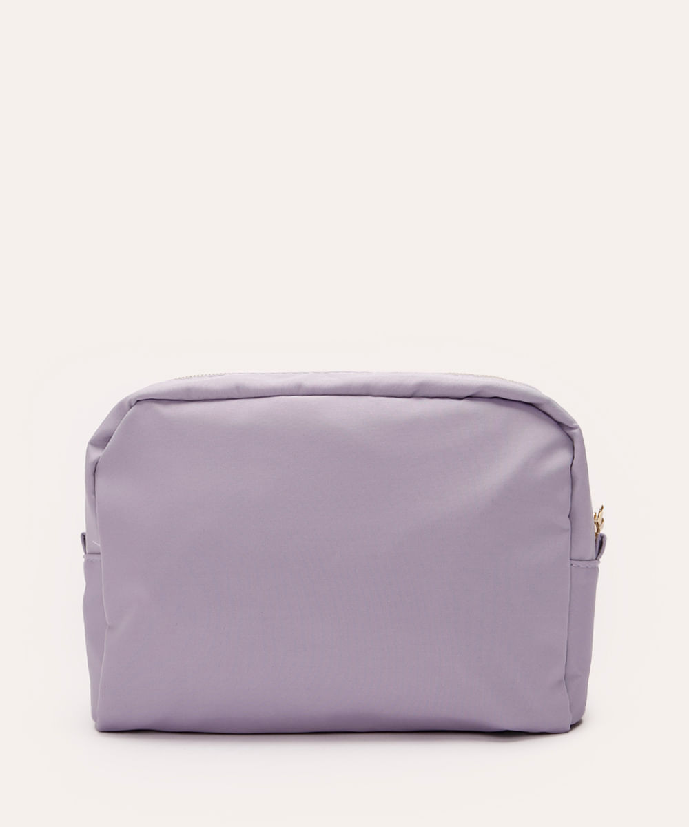 necessaire we all bloom differently - erro de grafia - lilás