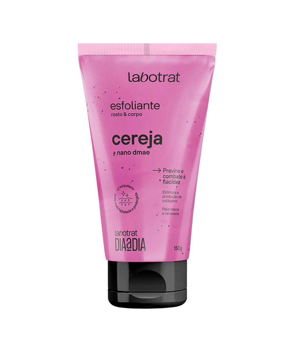 esfoliante labotrat cereja dia a dia 150g  - transparent
