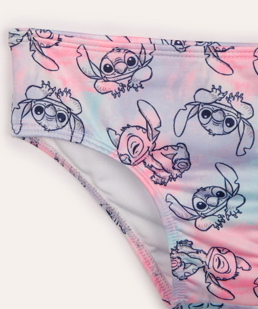 biquíni infantil com zíper stitch - multicor