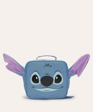 lancheira térmica infantil stitch azul