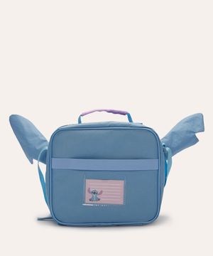 lancheira térmica infantil stitch azul