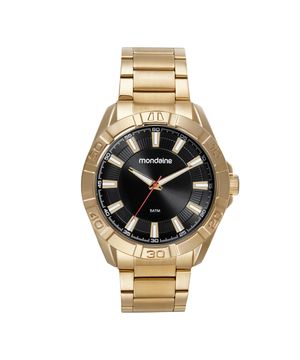 Relógio Mondaine Masculino Casual Dourado