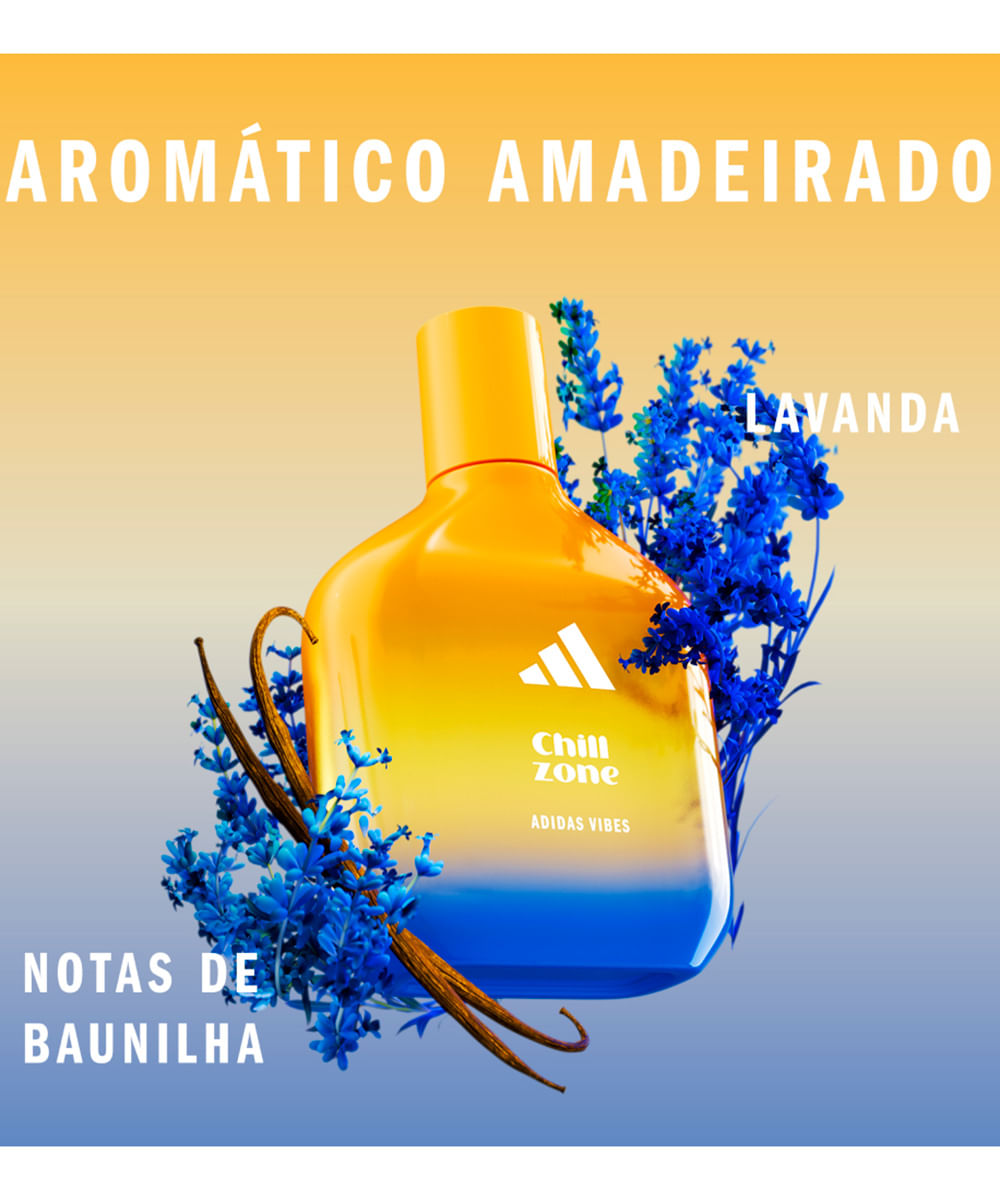 perfume unissex adidas vibes chill zone edp 50ml