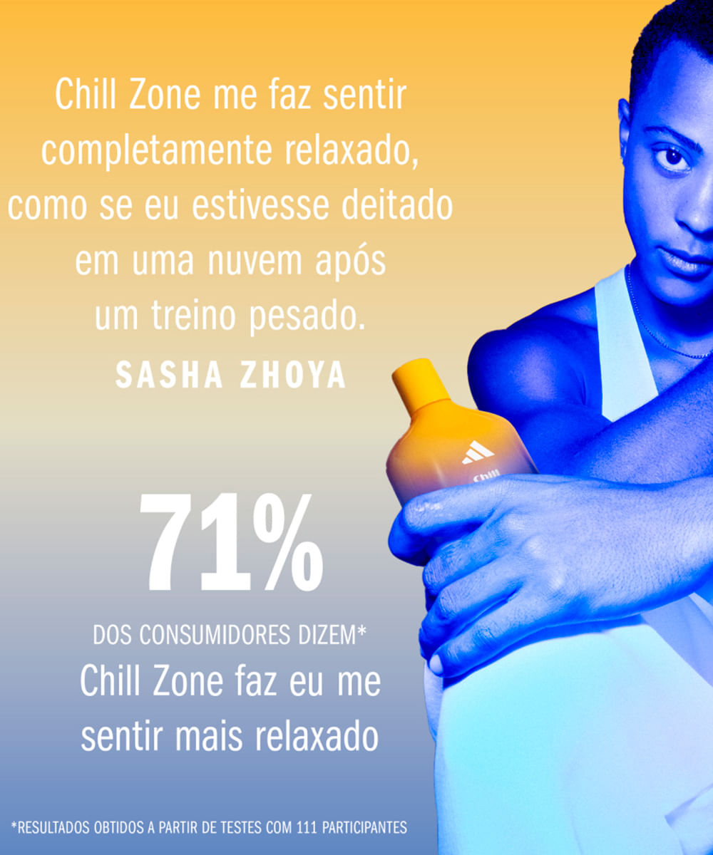 perfume unissex adidas vibes chill zone edp 50ml