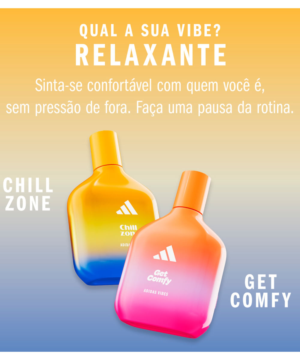 perfume unissex adidas vibes chill zone edp 100ml