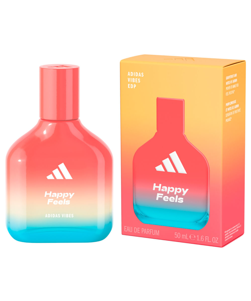perfume unissex adidas vibes happy feels edp 50ml