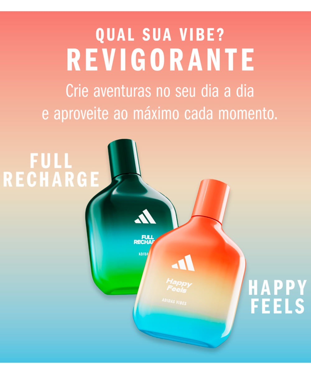 perfume unissex adidas vibes happy feels edp 50ml