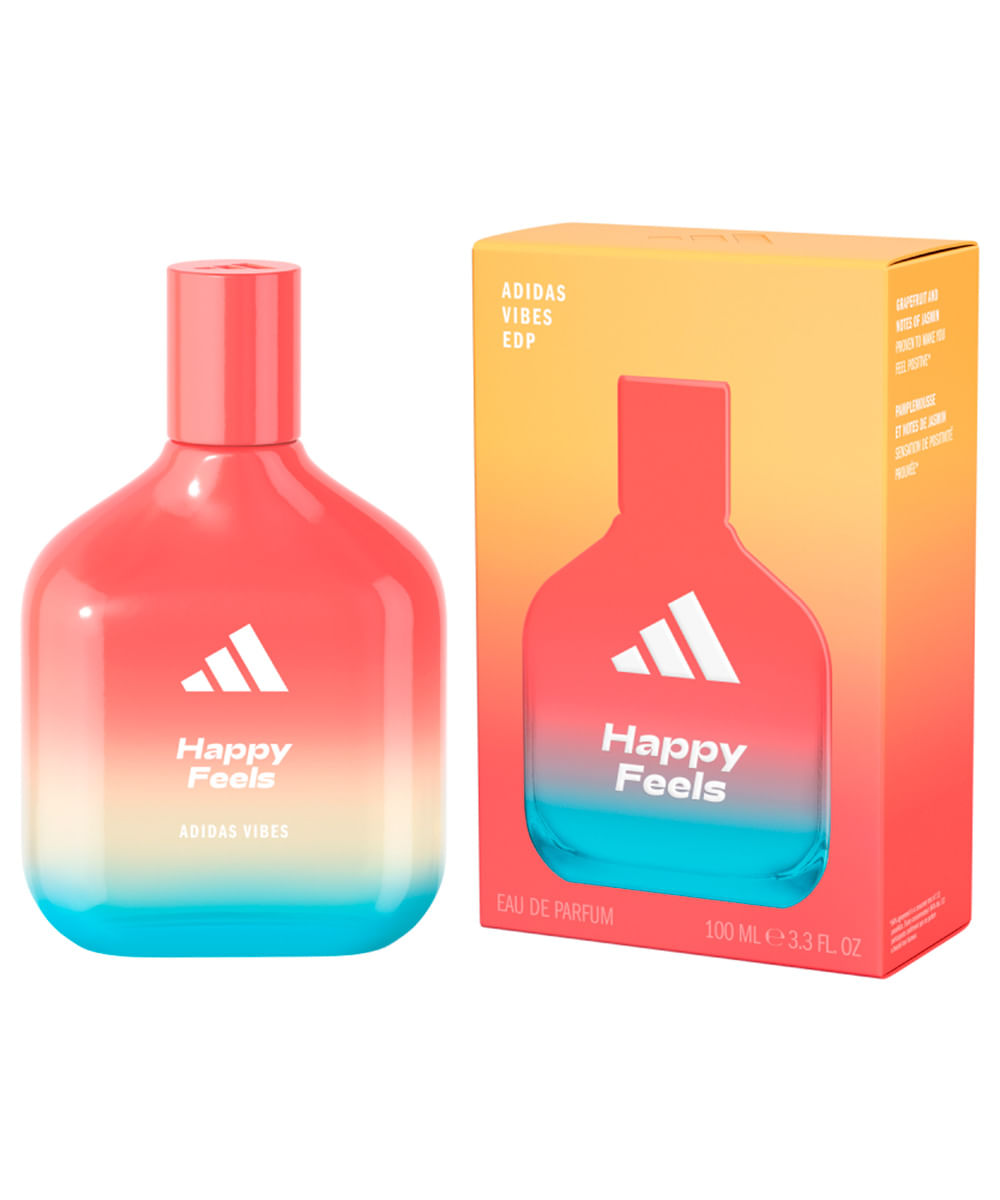 perfume unissex adidas vibes happy feels edp 100ml