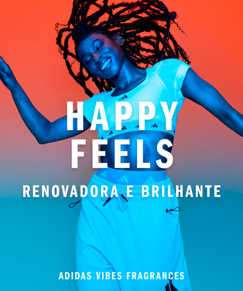 perfume unissex adidas vibes happy feels edp 100ml