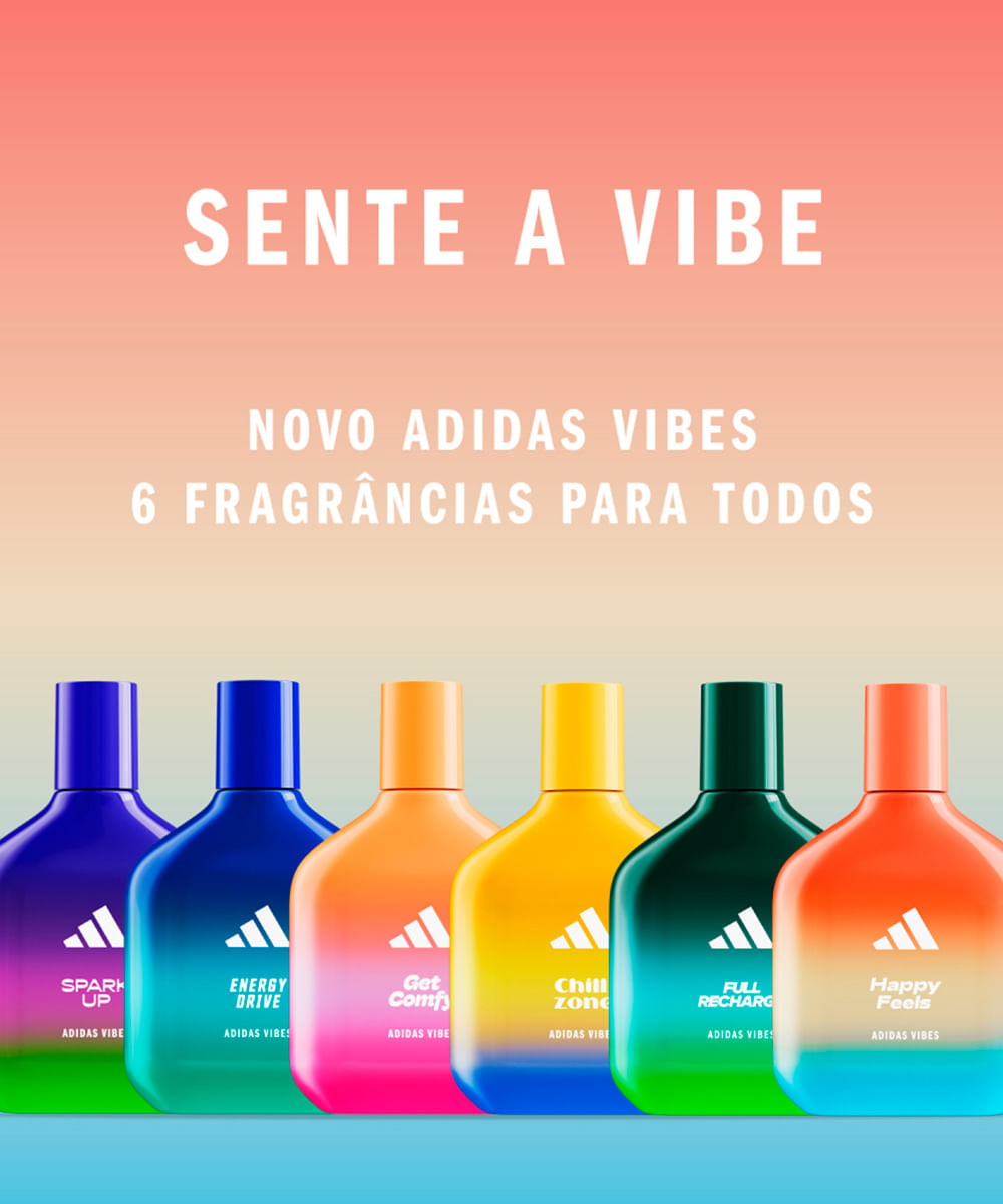 perfume unissex adidas vibes happy feels edp 100ml