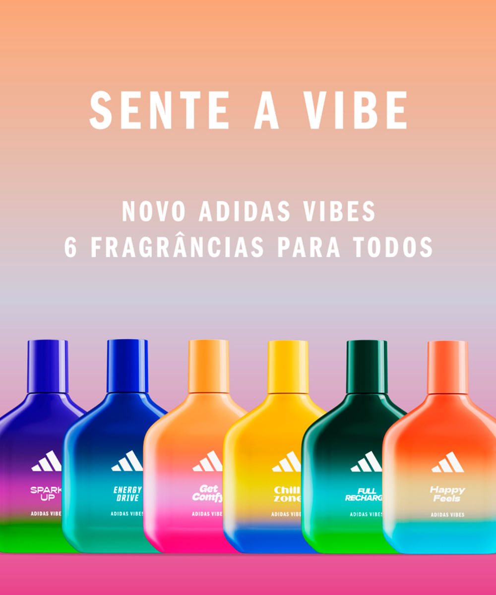 perfume unissex adidas vibes get comfy edp 50ml